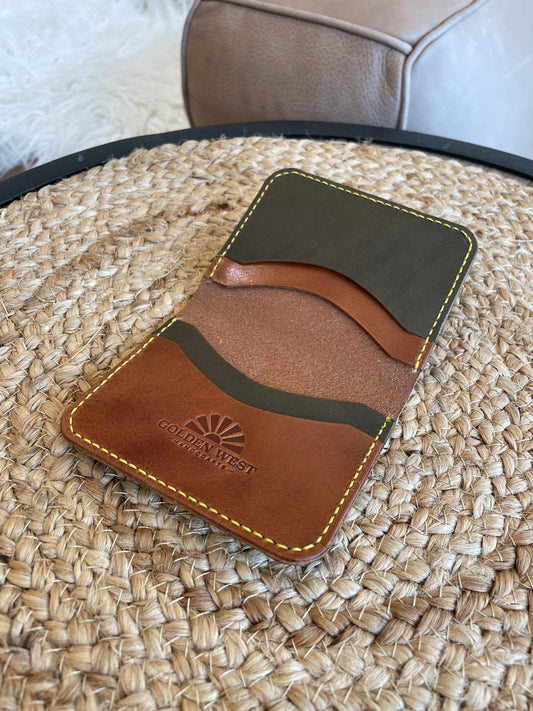 Buck Brown (TH) & Olive (EB) Front Pocket Card Wallet