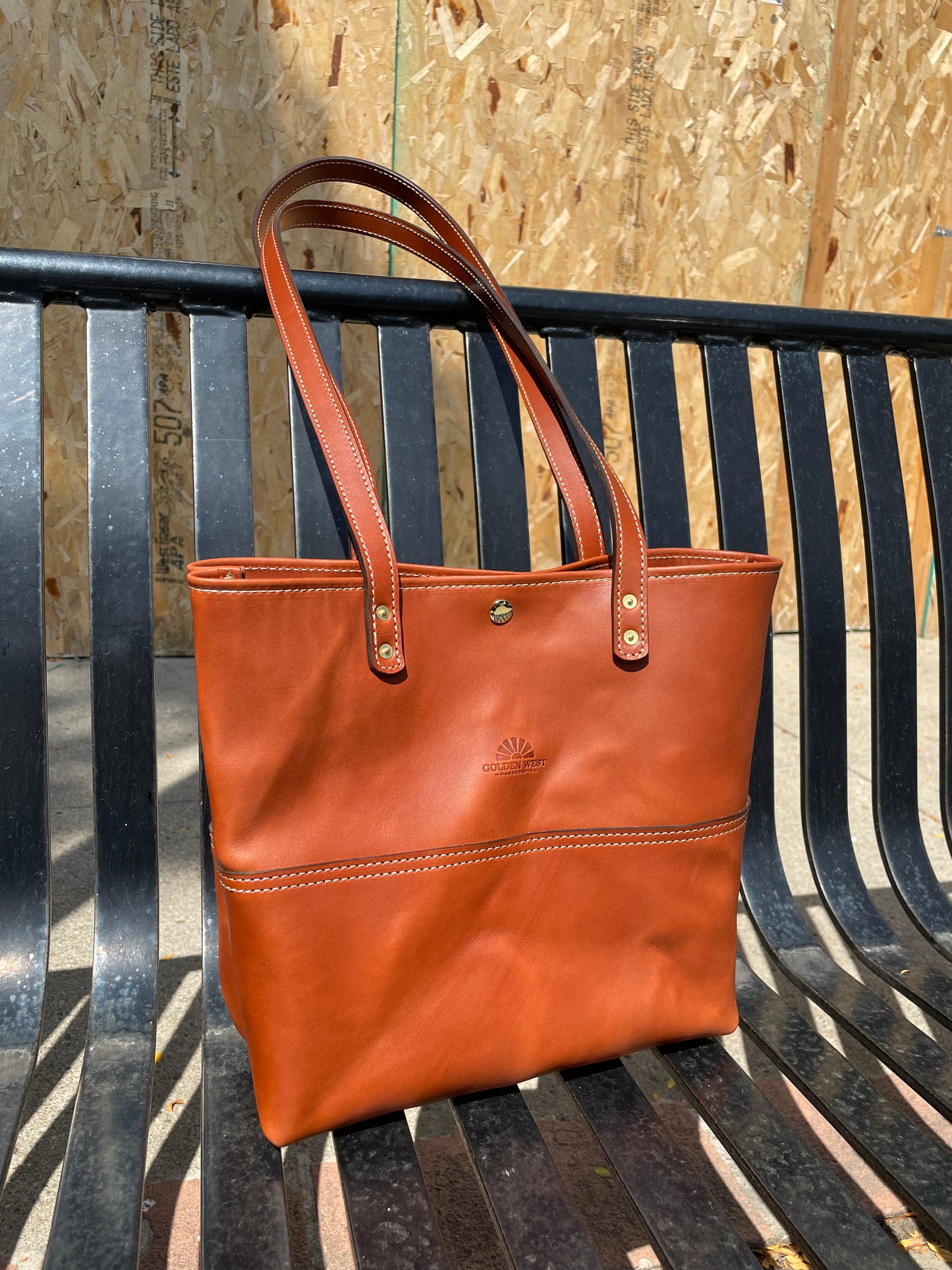 Custom Handcrafted Mid-Size Market Tote