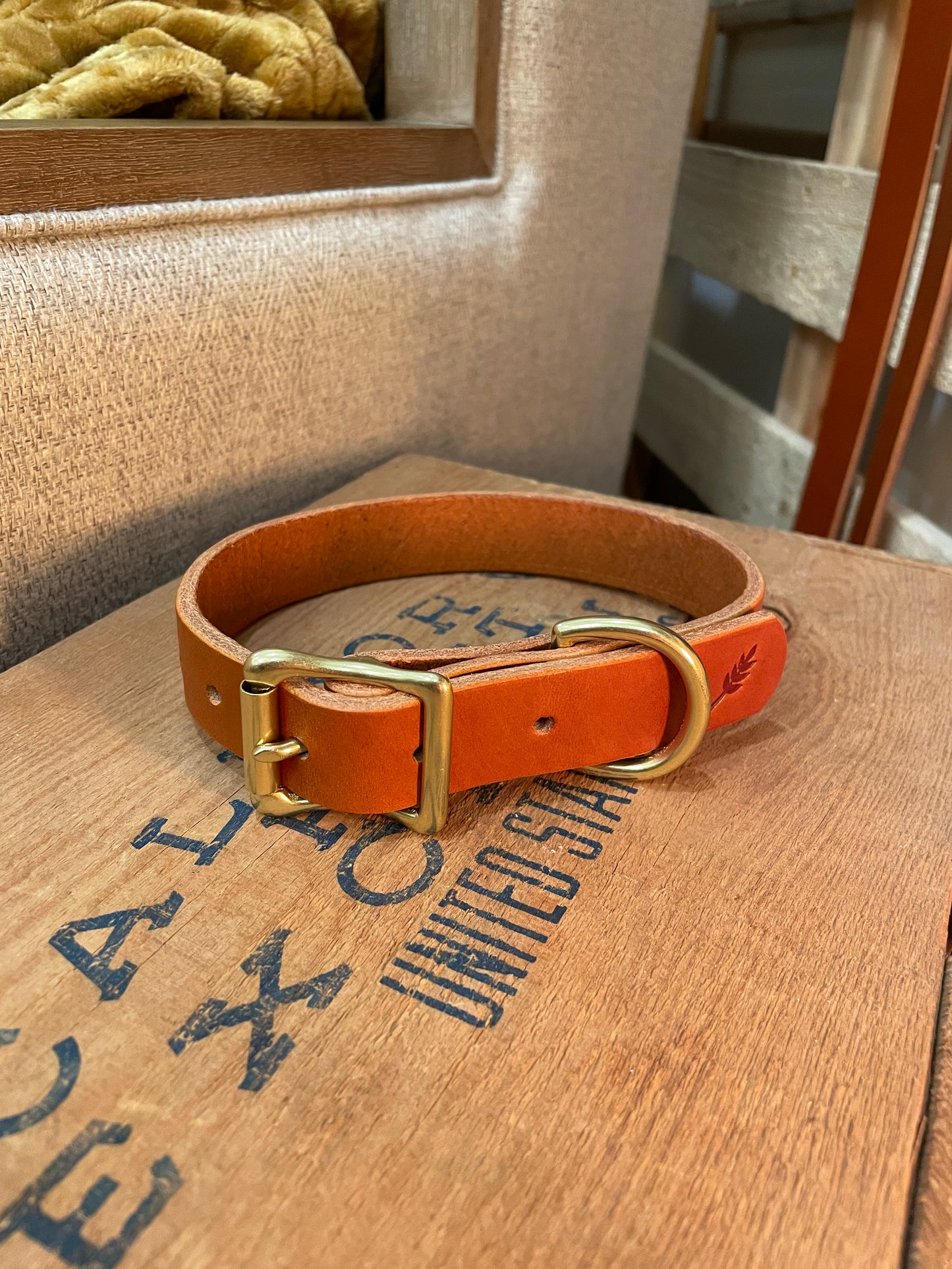 Handcrafted Leather Dog Collar