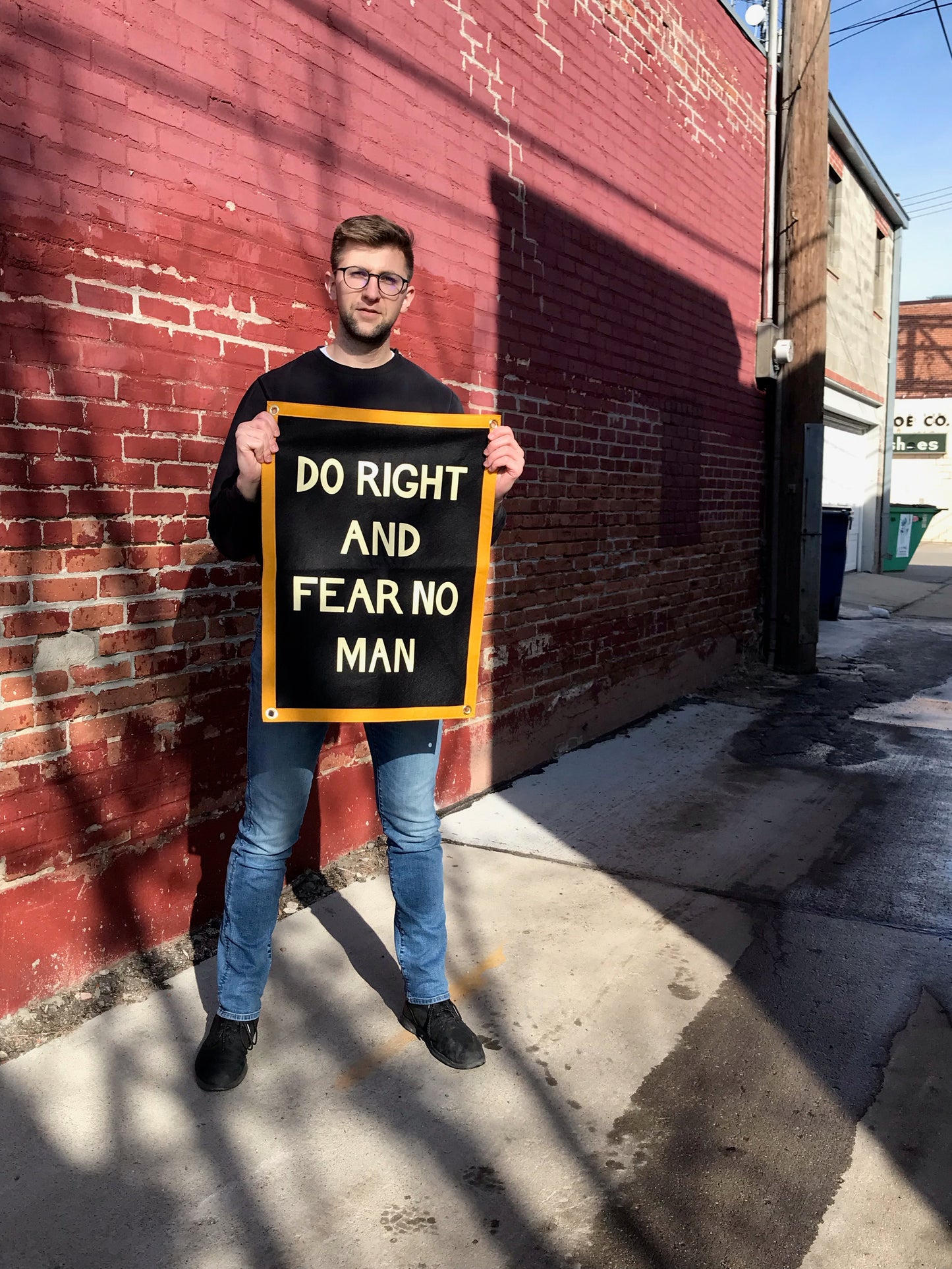 Do Right and Fear No Man - Camp Flag