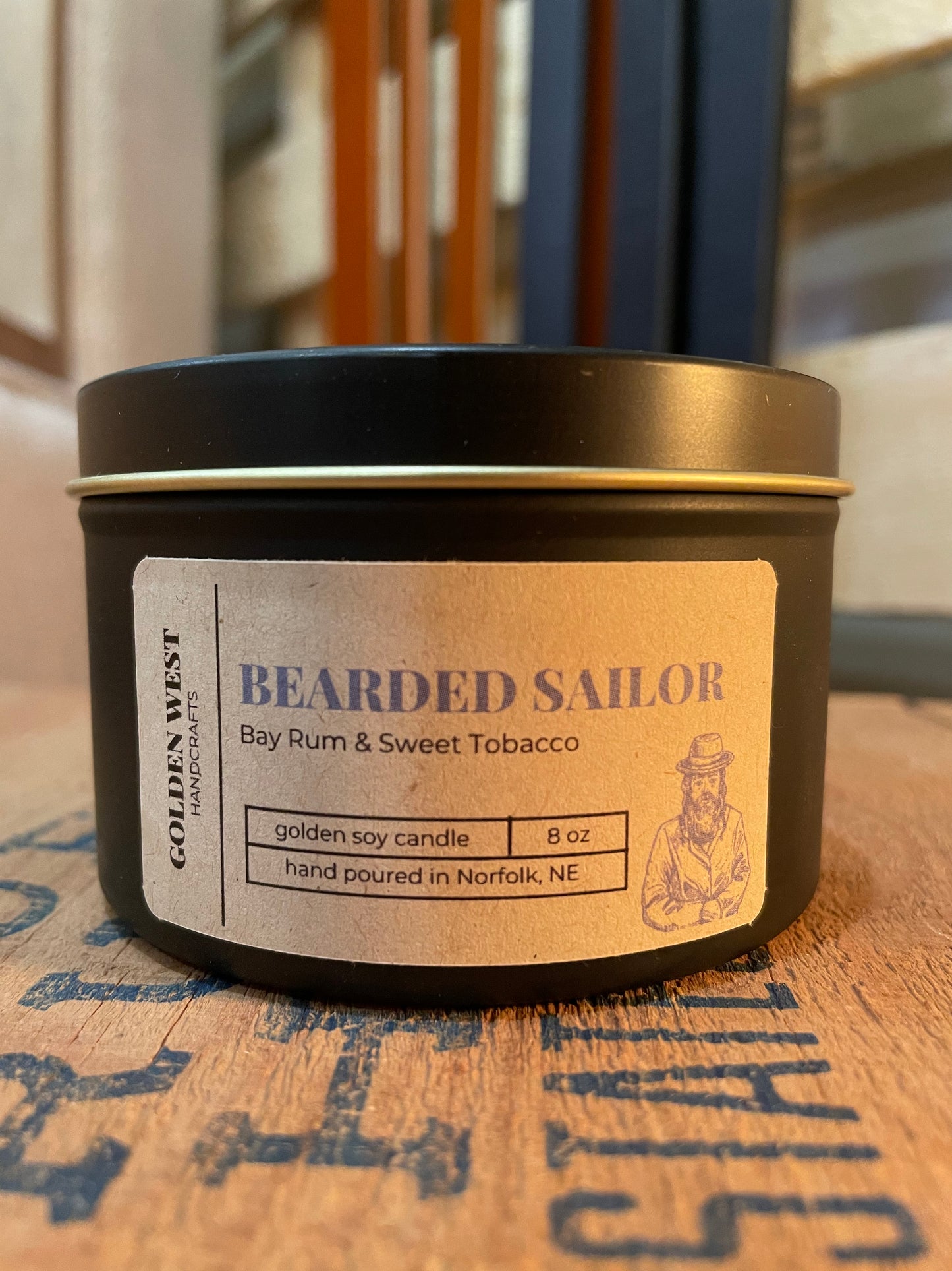 Bearded Sailor - Bay Rum & Sweet Tobacco Candle