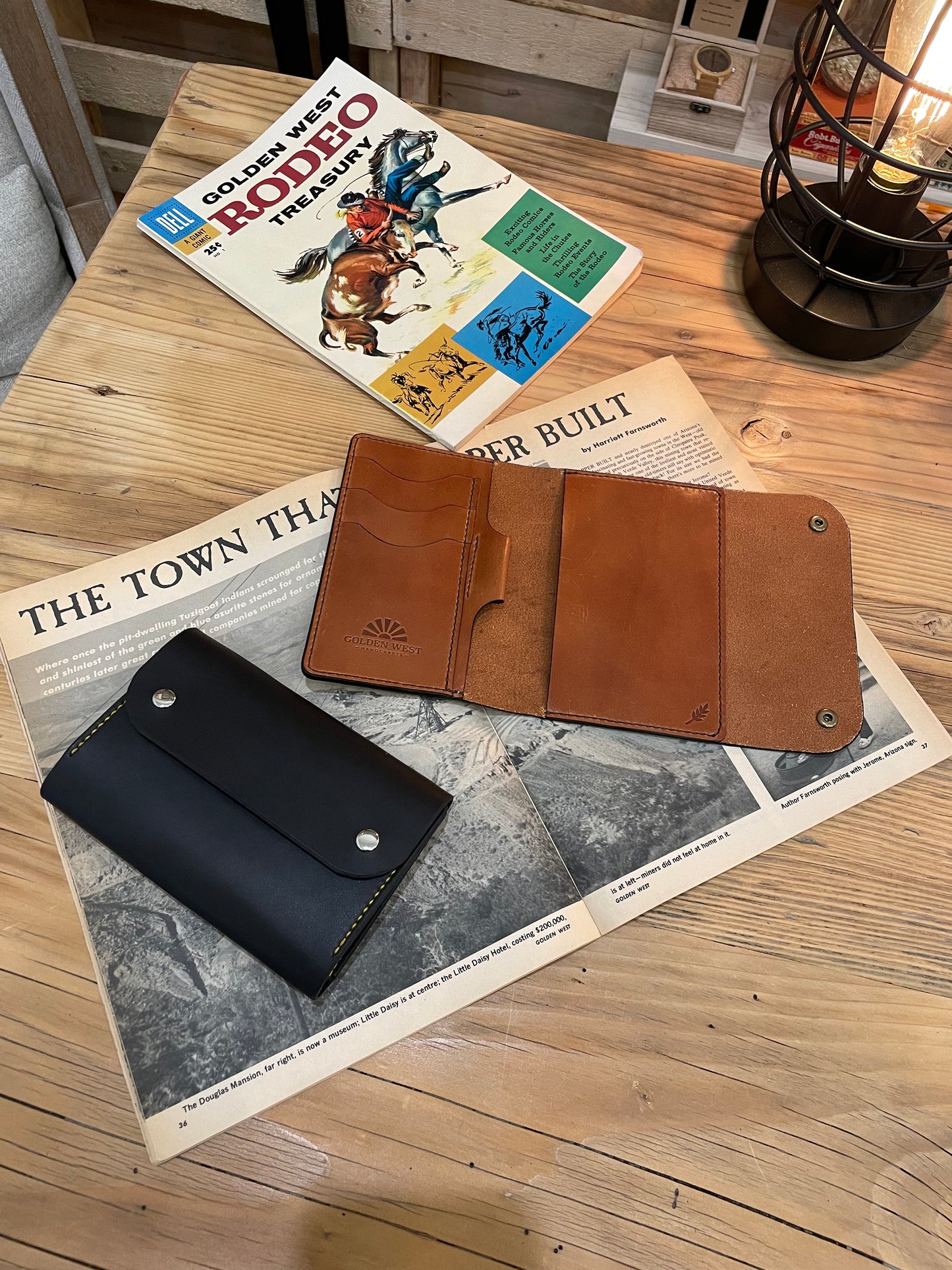 Journal Wallet with Button Closure